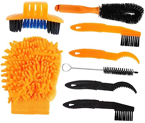 HANABASS 8pcs Bike Chain Cleaning Maintenance Kit Wheel Cleaning Kit Bike Accessories