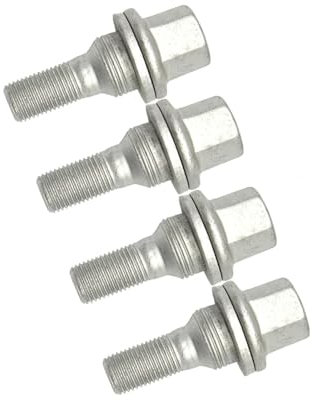CLWYWUL Auto Radbolzen radschrauben Kompatibel Mit Citroen Für Jumpy 2007-2012 Radschrauben Stahlreifenschraubenersatz Zubehörschrauben Zur Befestigung Von Naben OEM: 9817024580 540567