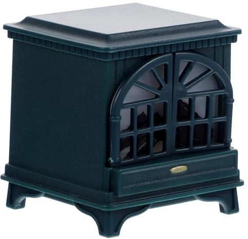 HOOTNEE Miniature Cheminée Lumineuse pour Maison De Poupée Décor Lumineux Réaliste Accessoire Miniature Charmant pour Décoration Intérieure