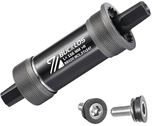 YATINGZHANG Movimento Centrale Perno Quadro Movimento Centrale Conico Quadrato 68 mm 80 90 100 110 for Movimento for Bici da Montagna/Neve/Fat Bike(100x156mm)
