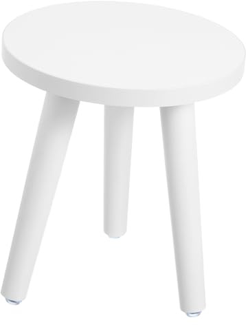 Veemoon Portavasi da Interno in Legno Bianco per Vasi Piccoli | Struttura Compatta, per Giardino e Casa, Design Semplice, Adatto a Piante in Vaso e Oggetti Antichi
