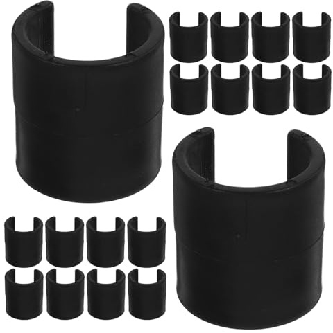 GALPADA 25 Hebillas de Bandera de Esquina de ABS para Entrenamiento de Fútbol Abrazaderas para Postes de Banderas Clips de Conexión Rápida y Soporte Firme Accesorios para Equipamiento