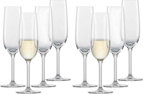 Schott Zwiesel Bicchiere da champagne For You (set di 8), eleganti bicchieri da champagne con punta a spuma, bicchieri in cristallo Tritan lavabili in lavastoviglie, Made in Germany (art. 121872)