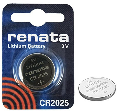 2 x Renata CR2025 Swiss Made 165mAh Batterien Zelle Münze Schaltfläche Watch 3V-Lithium-Batterie