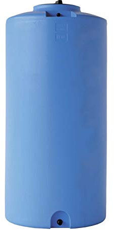 SERBATOIO ACQUA, ALIMENTI IN POLIETILENE LT.1000 CILINDRICO VERTICALE