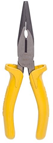 STANLEY 70-462 Pince à long bec en acier robuste 15,2 cm Manchon de couleur unique