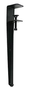 Shepherd Hardware 8130E 16 Adjustable Fit Table Clamp Legs, Black