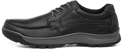 Hush Puppies Men's Tucker Derbys, Black, 10 UK