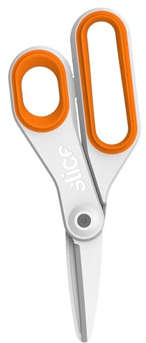Slice 10545 universalsax vänsterhänt, högerhänt 198 mm orange, vit