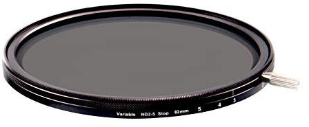 Kase Wolverine 82mm Magnetic Variable ND ND4 to ND32 2 to 5 Stop Shockproof Tempered Optical Glass Filter Incl 86mm Lens Cap 82