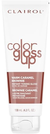 Clairol Color Gloss Up Temporary Hair Dye, Warm Caramel Brownie Hair Color, Pack of 1