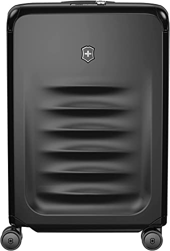 Victorinox Spectra 3.0 Expandable Large Case, Reisekoffer Groß, Trolley mit 4 Rollen, 32 x 51 x 75 cm, 103-143 Liter, Erweiterbar, Schwarz