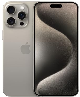Apple iPhone 15 Pro Max (512 GB) - Natural Titanium (Renewed)
