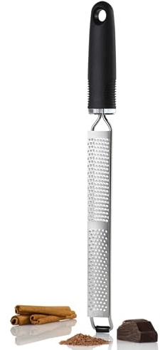 AdHoc GG26 Multi-Reibe GIANO sehr fein + fein | stabile messerscharfe Klinge aus Edelstahl mit einem ergonomischen Griff | inkl. Schutzhülle