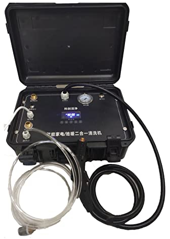 Limpiador a vapor de mano Máquina de limpieza de electrodomésticos multifuncional, motor de alta temperatura y alta presión, pulso de calefacción de piso, equipo de limpieza de tubería de agua de grif