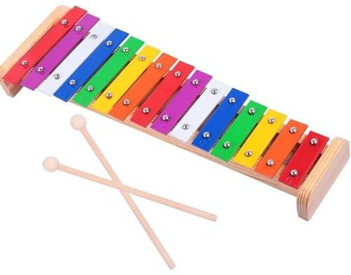 Professional Xylophone Percussion 15 Noten Xylophon Instrument Holz Aluminiumblech Material