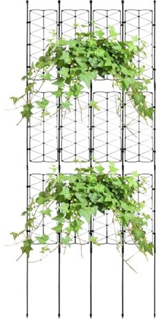 Treillis de support pour - Treillis pour , cadre pour de jardin, support pour d'intérieur Monstera, rose