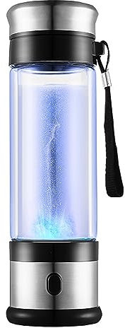Botella De Agua Alcalina Rica En Hidrógeno Portátil Botella De Agua De Hidrógeno Ionizador Del Generador De Agua De Hidrógeno 1 Minuto Haga Una Concentración De Hidrógeno Hasta 1000 PPB 350 Ml