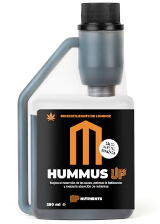 UP NUTRIENTS Bio Fertilizzante Hummus Up 250 ML | Concime Liquido di Humus di Lombrico, Acidi Umici e Fulvici | Stimola le Radici, Migliora Fertilità e Suolo | 100% Organico Ricco di Microrganismi