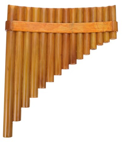 Parliky Pan Bamboo Flute Musical Instrument Beginner Pan Flute Traditional Pipe Handcrafted for Boys and Girls