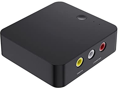 Scheda di acquisizione video Videoregistratore AV, conversione da video analogico a digitale, salvataggio su SD/USB, for VHS, videoregistratore, RCA, Hi8, videocamera, lettori DVD