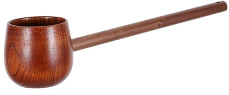 OATIPHO Cucharón de Agua de Madera de Ácido Jujuba, Cucharón de Cocina Mango Largo, Utensilio Práctico para Riego y Servir Líquidos en Hogar y Jardín, Cuchara para Harina y Vino,