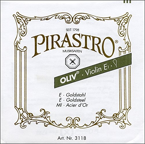 PIRASTRO Oliv Satz Violinsaiten m. E-Kugel, mittel