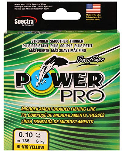 Power Pro Classic 135m, gelb - Geflochtene Angelschnur