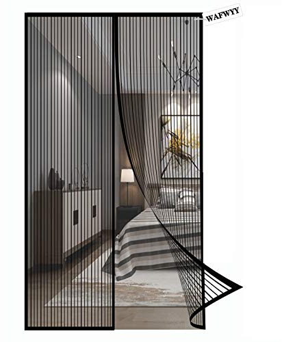 Magnet Fliegengitter Tür Insektenschutz, Der Magnetvorhang Ist Ideal Für Die Balkontür, Kellertür Und Terrassentür, Wohnzimmer Schiebetür Terrassentür