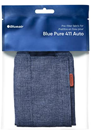 BLUEAIR Blue Pure 411 Auto Navy Pre-filter, Washable Fabric Traps Pollen, Pet Hair & Dust, Night Waves