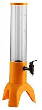 Tireuses à bières, Distributeur à bière avec la lumière d'ambiance LED de Tube de Glace de Boisson pour Les Parties et la Tour de Boisson de Jour de Match,1,1.5L