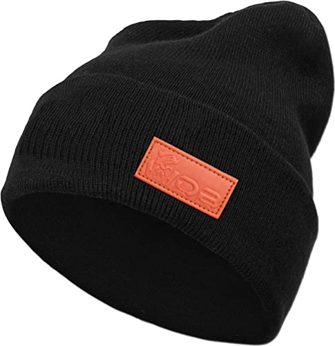 Angel-Berger Wild Devil Baits Wintermütze Knit Beanie Angeln Strickmütze Cap Mütze Angler