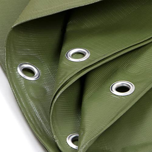 TELONI MASSARO TELO/TELONE PVC 650 gr/mq occhiellato rinforzato varie dimensioni e colori (3 X 6 (18 mq), VERDE SCURO)
