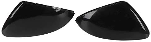 Mk7 Mirror Tungsten Silver Spiegelkappen 7-Ein Paar Autoseitenrückspiegelabdeckung Rückspiegelkappe Für 7 Mk7 Mk7.5 R Gtd Vii 2013 2014 2015 2016 2017 2018 (Bright Black)