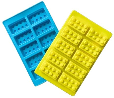 Moule à chocolat en silicone en forme de blocs de construction, moules à glaçons, Onlineforu lTD