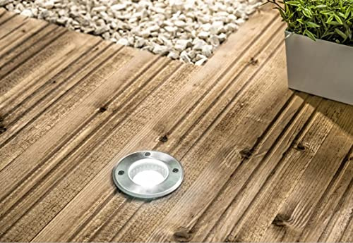 CGC Lighting Extra Large Beta Round Inground GU10 Walkover Drive Way Recessed Floor Light Adjustable Angle