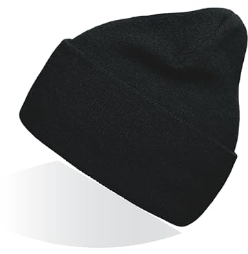 Artexia Cappellino Invernale 100% Polylana Ecologico Berretto Invernale Unisex Molto Caldo Morbido Elastico e Resistente Beanie Donna Uomo Taglia Unica (Nero)