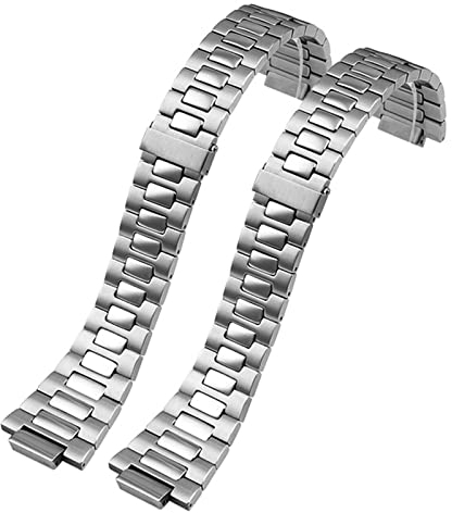 PURYN Für Patek Philippe Nautilus Uhrenarmband 5711/1A010 Serie Edelstahl Uhrenkette Stahl Gürtel konvexen Mund 25mm-13mm, 25mm-13mm, Achat