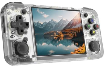 RG35XX H - Consola de juegos portátil retro de 3.5 pulgadas, pantalla IPS Linux OS, integrado 64G + 128G TF, reproductor de video portátil de bolsillo, más de 10000 juegos, consolas de videojuegos