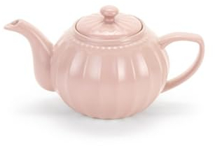 Nuvole di Stoffa Teiera in ceramica stoneware rosa Shabby Chic Demetra 1 litro