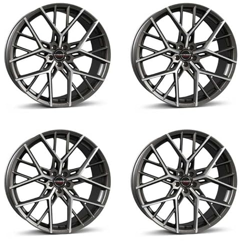 4x Borbet Felgen BY 9.0x20 ET25 5x112 titan polished matt kompatibel mit Audi A4 A5 A6 A7 A8 Q3 Q5 RS RS4 RS5 RS6 RS7 S5 S6 S7 S8 SQ5