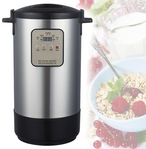 Máquina Fermentadora Eléctrica 12L Yogurtera casera DIY Contenedor de yogur Máquina automática de fermentación de nato de yogur a temperatura constante Máquina para hacer vino de arroz para uso