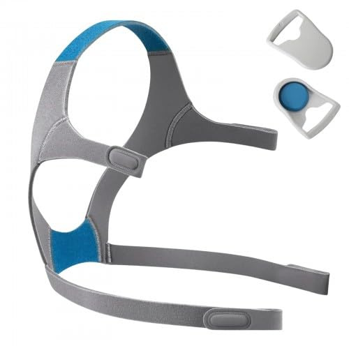 F20 Kopfbedeckung kompatibel mit Resmed AirFit/AirTouch F20 N20 Vollgesichtsmaske, CPAP Ersatzkopfbedeckung, Ersatzbänder für AirFit ResMed F20 Kopfbedeckung Vollgesichts, Zubehör für Beatmungsgeräte