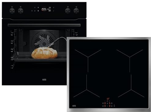 AEG AH63B Set Pyrolyse Herd OE7P621AK + Induktionskochfeld OIX64A00XB