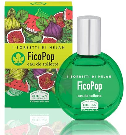Helan I Sorbetti FicoPop-Fresh Fruity Women's and Men's Perfume with Watermelon Water and Fig Pulp, Jasmine and Peach Blossom, Eau de Parfum with Notes of Honey and Amber,Light Summer Fragrances,30 ml