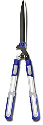 RUHEN Hedge Shears Gardening Tools Garden Telescopic Hedge Shears Straight Shock Absorbing Bumper Tree Trimmers Adjustable For Trimming Borders Topiaries Boxwood