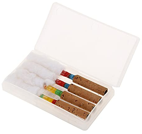 Oboe Reeds Hochwertige mittelgroße Weichheit 4PCS Ersatzteile Windinstrumente mit Plastikspeicherbox für Oboe -Spieler