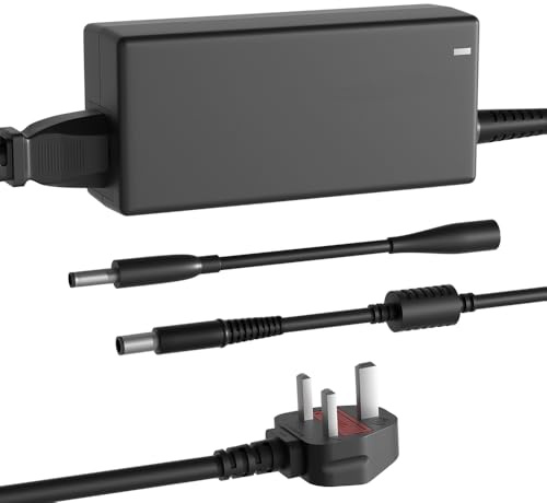 SLRIOYS 65W Cargador Punta 7.4mm Compatible con DELL Inspiron 1545 1520 n5110 n4110 n5010 n7110 1440 17R 15R Latitude 5490 5510 5420 3140 E7470 3350 3190 5450 3450 5414 E5470 3310 7390 Laptop