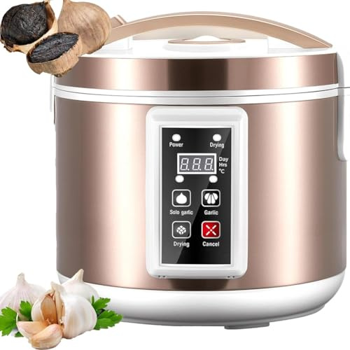 OZPPM Fermentador De Ajo Negro, Olla Inteligente Multifuncional, Máquina Automática For Preparar Yogur, Natto Y Arroz Dulce, con Estante De Acero Inoxidable.(6l)