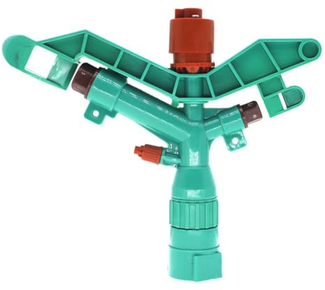 Helilyco Oszillierender Sprinkler Gartenbewässerung, breite Abdeckung, Schwingarmdüse mit einstellbarer Bewässerung, für PP-Kunststoff, Bauernhof, Gemüse, Maisgrün
